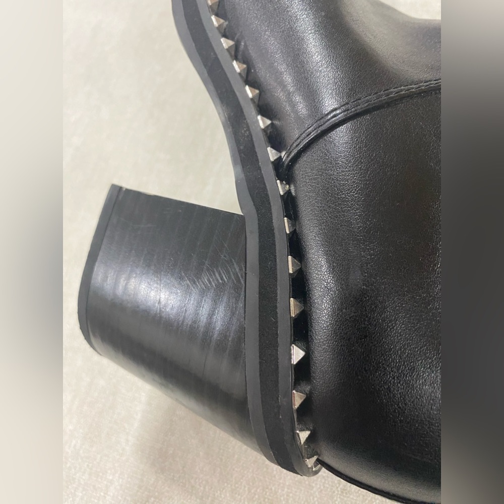 Circus by Sam Edelman Black Bootie with Silver Stud Detail